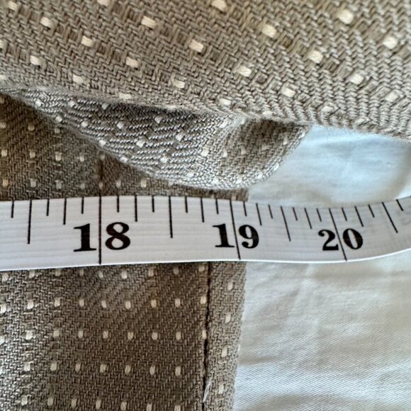 Vintage 80s Tan Polka Dot Oversized Blazer - Picture 11 of 13